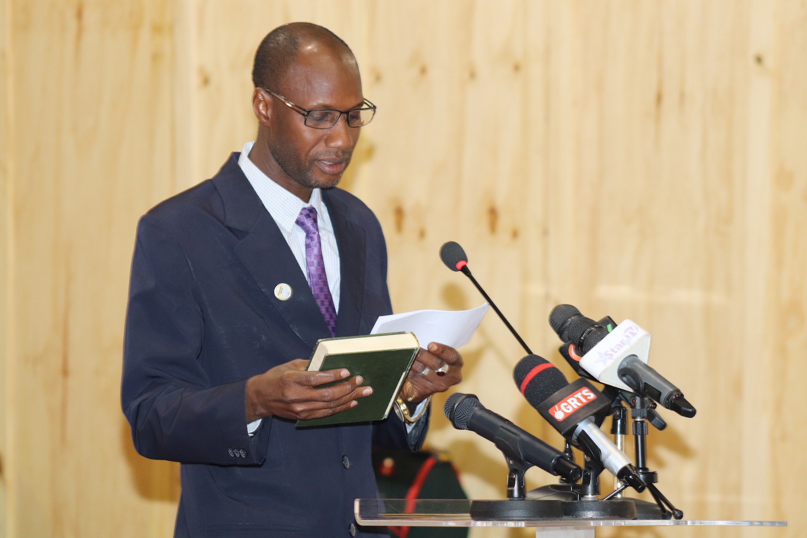 Landing Sanneh, newly appointed judge
